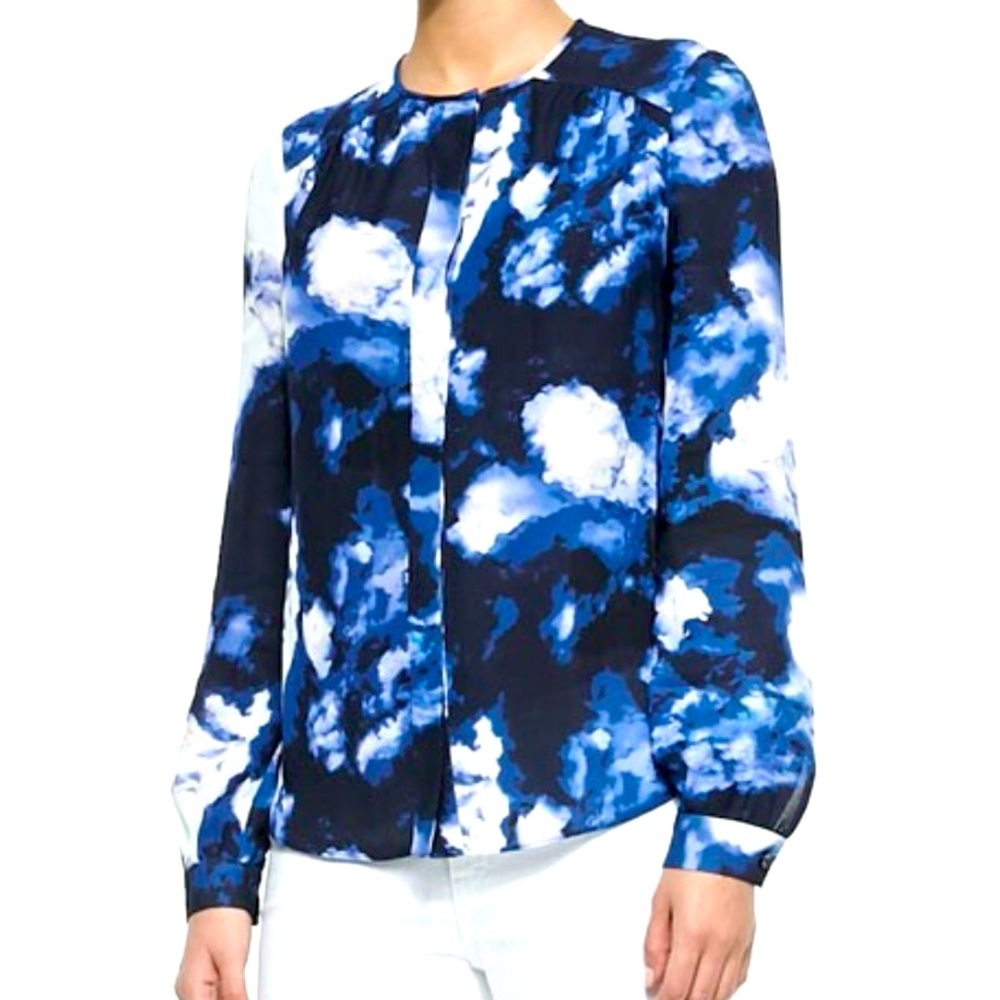 Women's Kate Spade dusk clouds crepe blouse